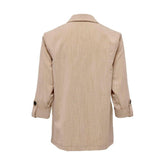 Only Beige Viscose Blazer